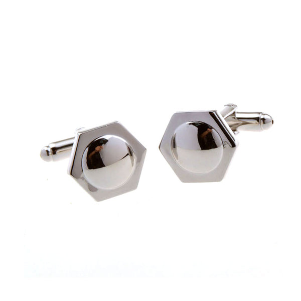 Plain Colour Metal Cufflinks
