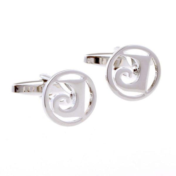 Plain Colour Metal Cufflinks