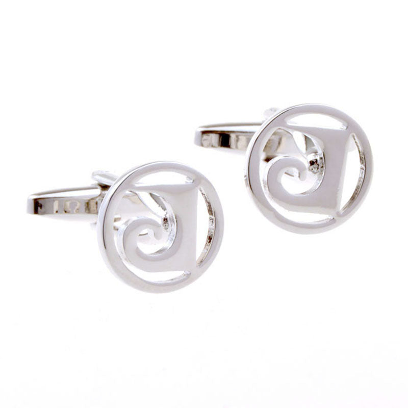 Plain Colour Metal Cufflinks