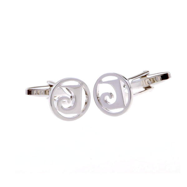 Plain Colour Metal Cufflinks