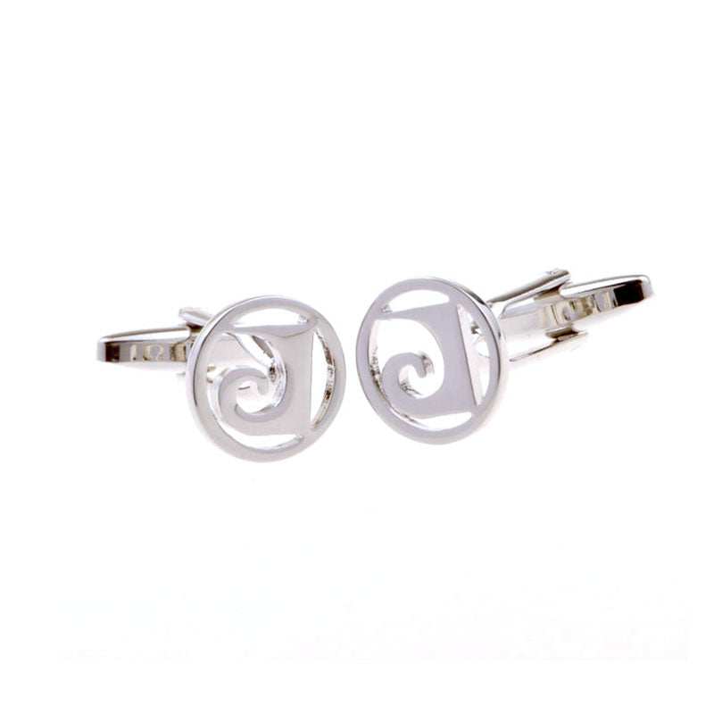 Plain Colour Metal Cufflinks