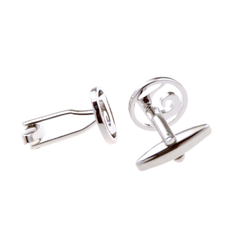 Plain Colour Metal Cufflinks