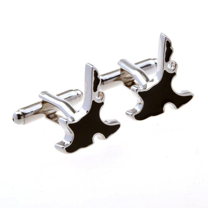 Enamel Dropping Glue Cufflinks