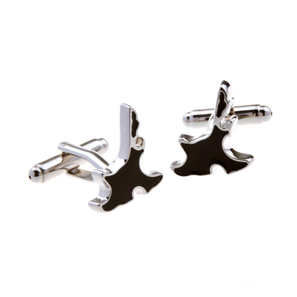 Enamel Dropping Glue Cufflinks