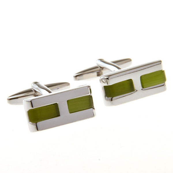 Cateye Glass Cufflinks