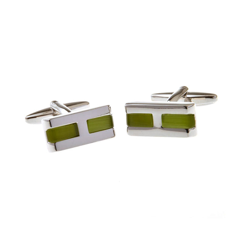 Cateye Glass Cufflinks