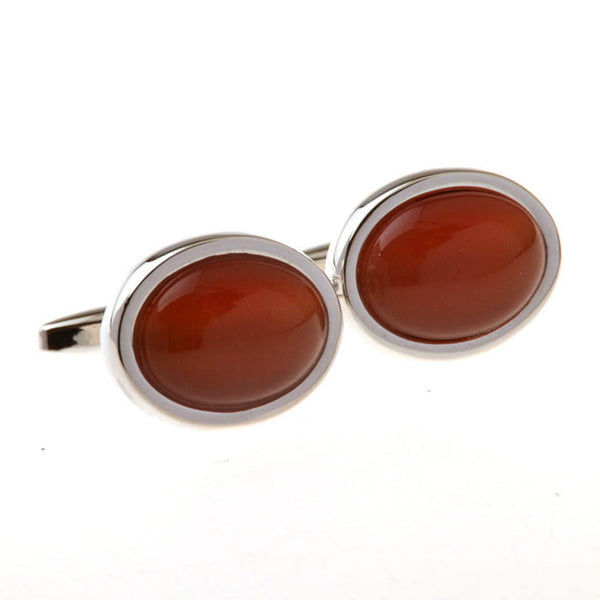 Cateye Glass Cufflinks
