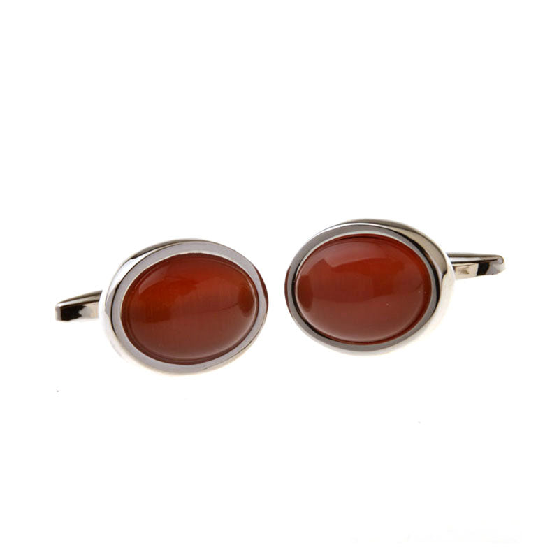Cateye Glass Cufflinks
