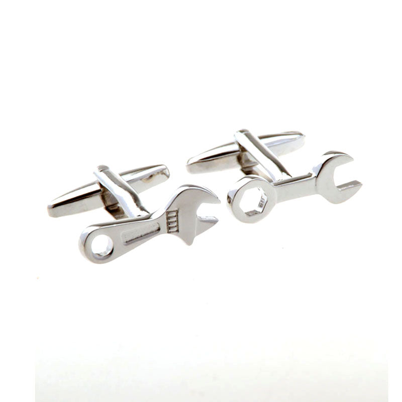 Military Tools Plain Colour Metal Cufflinks