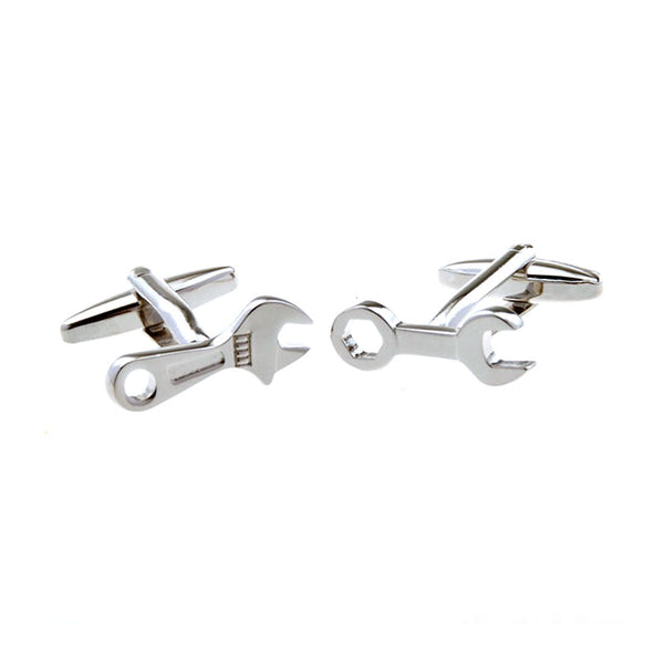 Military Tools Plain Colour Metal Cufflinks