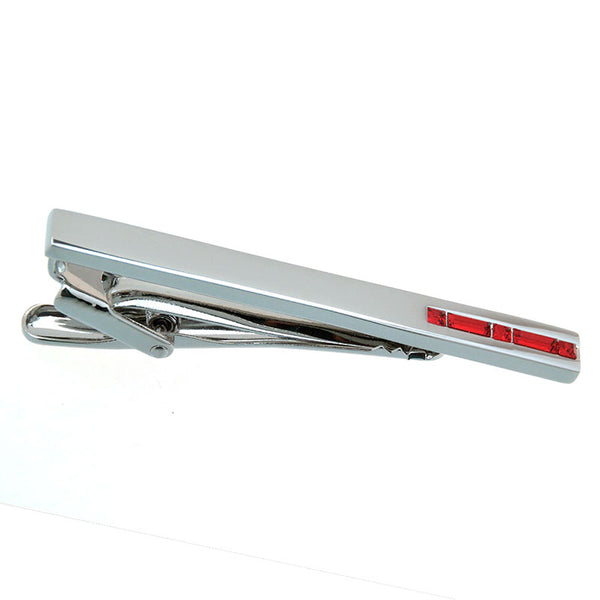 Crystal Zircon Tie Bars