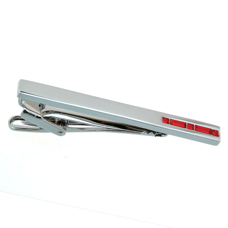 Crystal Zircon Tie Bars