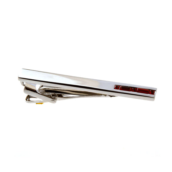 Crystal Zircon Tie Bars