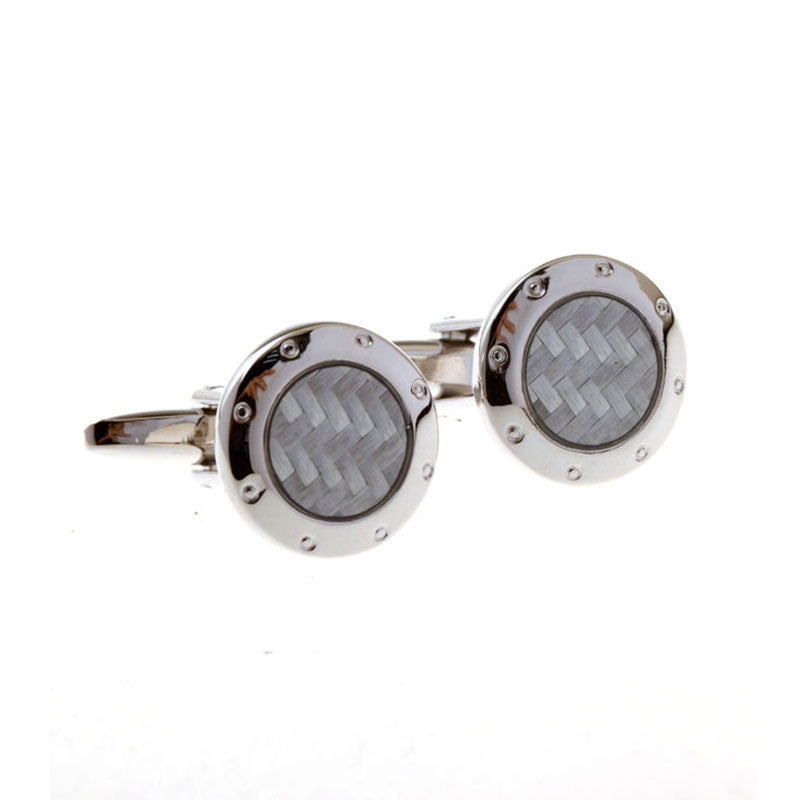 Enamel Dropping Glue Cufflinks