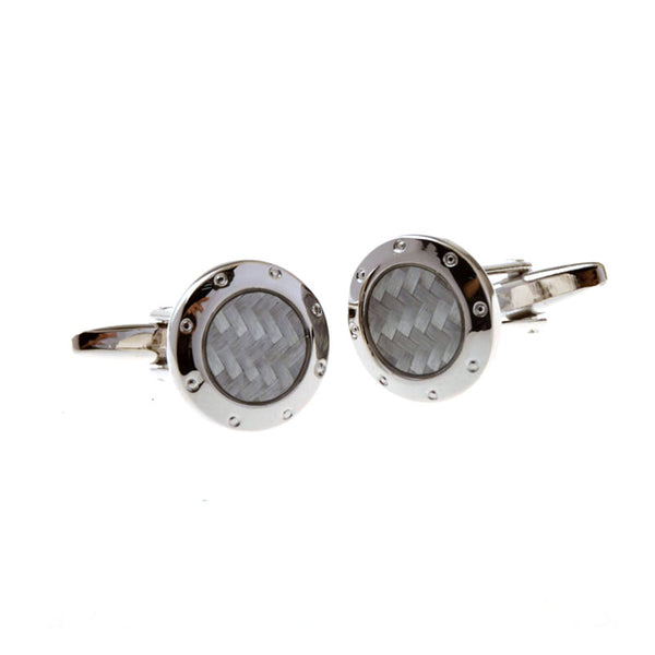 Enamel Dropping Glue Cufflinks