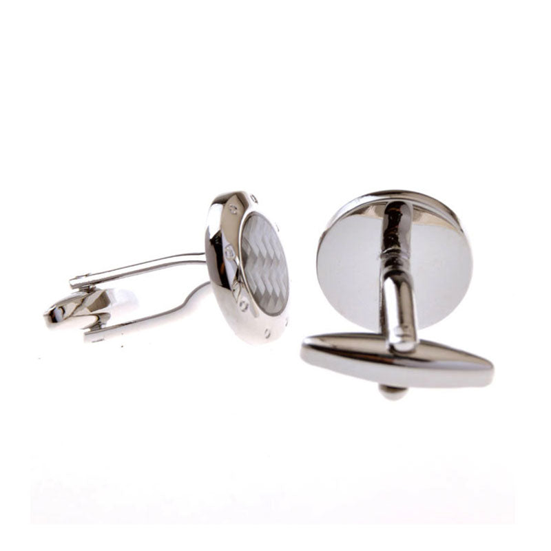 Enamel Dropping Glue Cufflinks