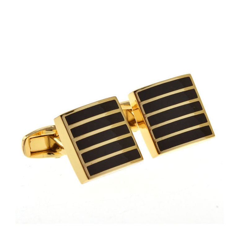 Enamel Dropping Glue Cufflinks