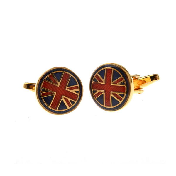 National Flag Music Enamel Dropping Glue Cufflinks