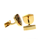 Car Logo Traffic Enamel Dropping Glue Cufflinks