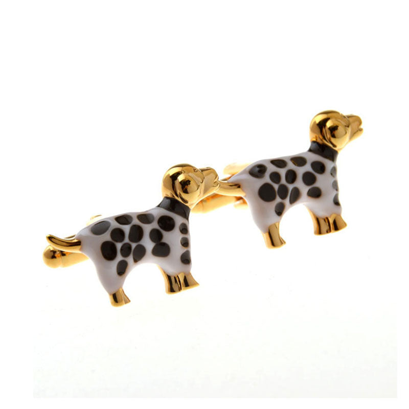 Animals Plants Enamel Dropping Glue Cufflinks