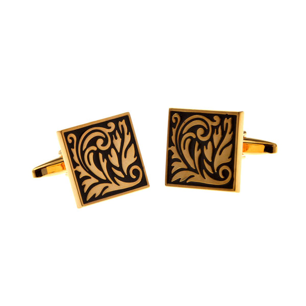 Enamel Dropping Glue Cufflinks