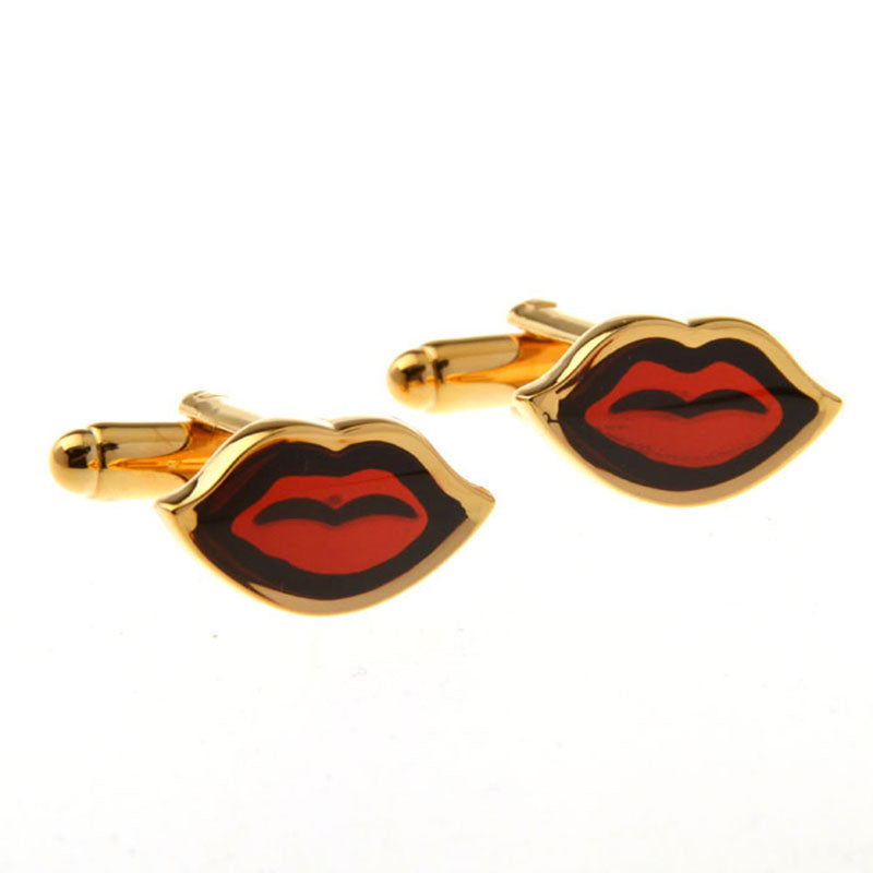 Festivals Wedding Reception Enamel Dropping Glue Cufflinks