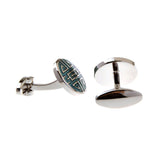 Enamel Dropping Glue Cufflinks