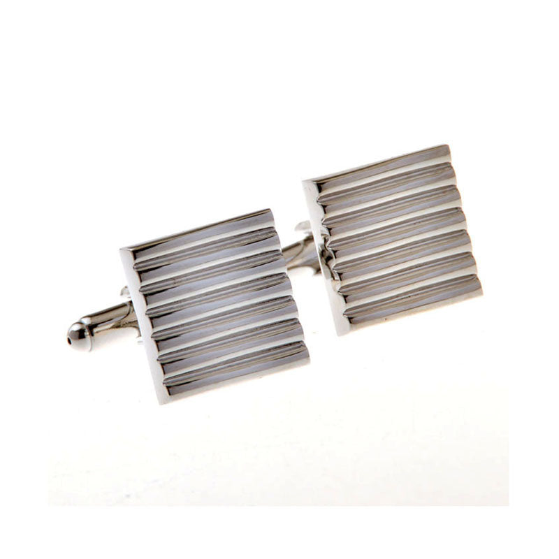 Plain Colour Metal Cufflinks