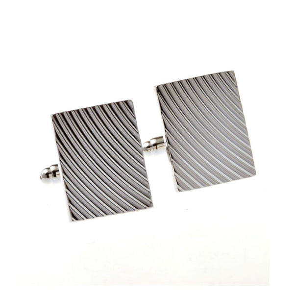 Plain Colour Metal Cufflinks