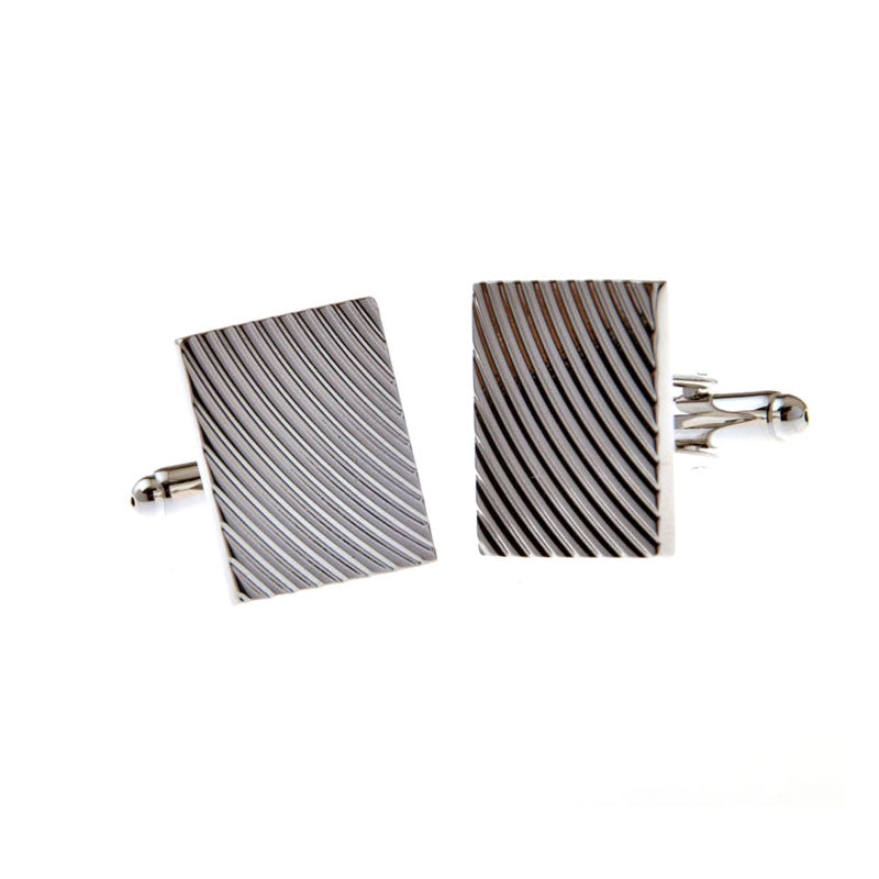 Plain Colour Metal Cufflinks