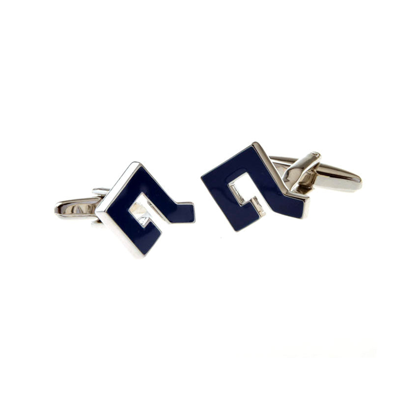 Enamel Dropping Glue Cufflinks