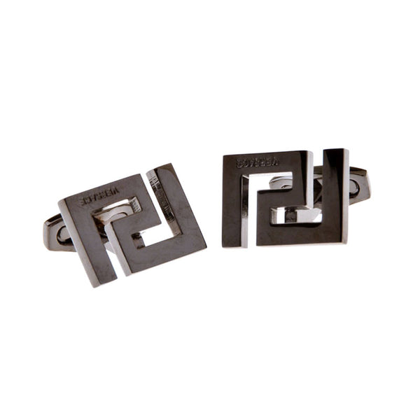 Plain Colour Metal Cufflinks