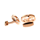 Plain Colour Metal Cufflinks