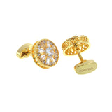 Crystal Zircon Cufflinks