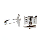 Plain Colour Metal Cufflinks