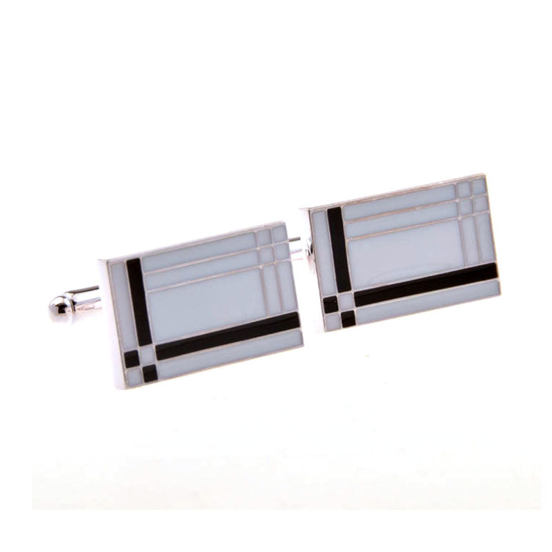 Enamel Dropping Glue Cufflinks