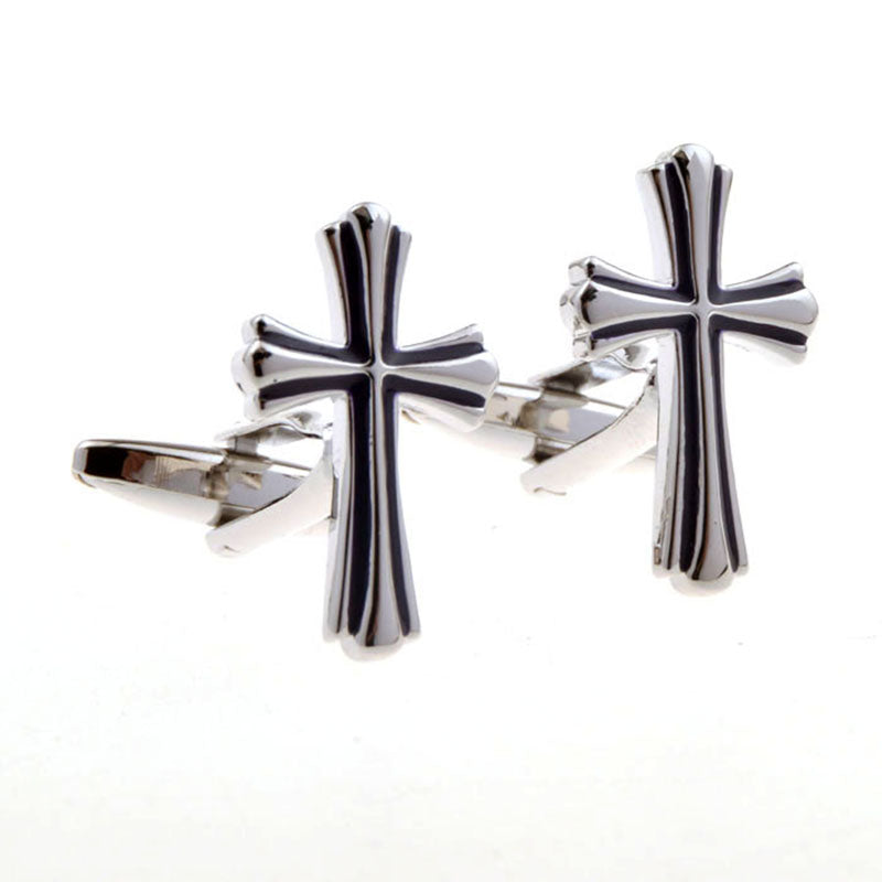 Festivals Wedding Reception Enamel Dropping Glue Cufflinks