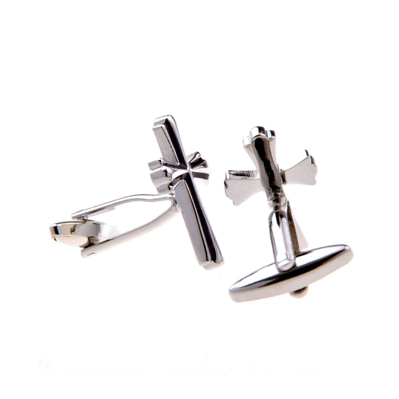 Festivals Wedding Reception Enamel Dropping Glue Cufflinks