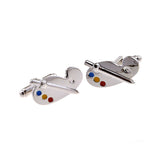 Cartoon Anime Enamel Dropping Glue Cufflinks