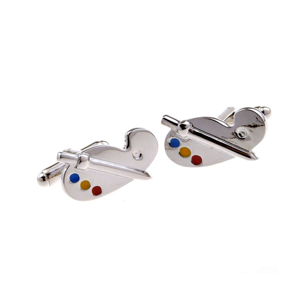 Cartoon Anime Enamel Dropping Glue Cufflinks