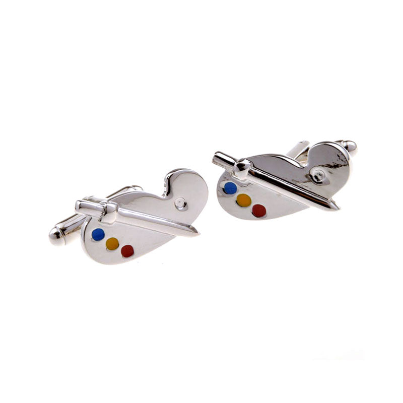 Cartoon Anime Enamel Dropping Glue Cufflinks