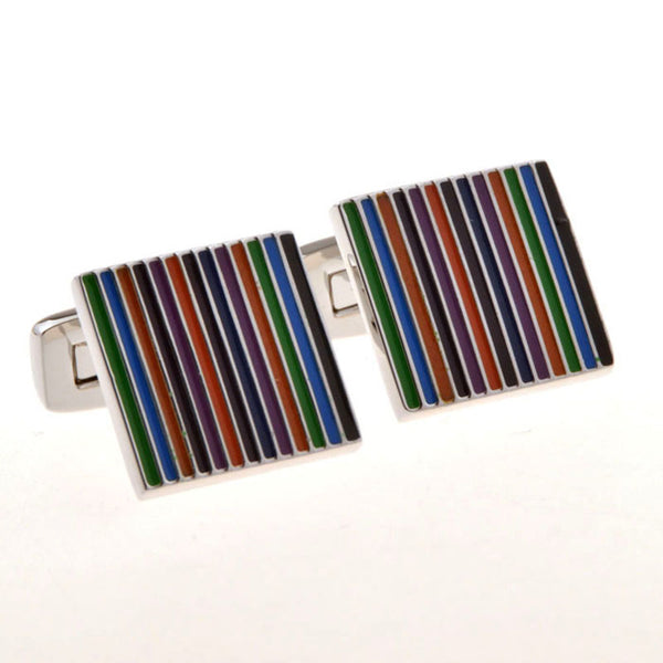 Enamel Dropping Glue Cufflinks