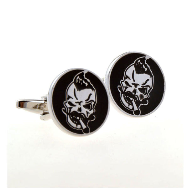 Enamel Dropping Glue Cufflinks