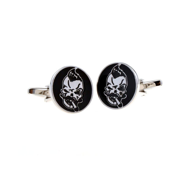 Enamel Dropping Glue Cufflinks