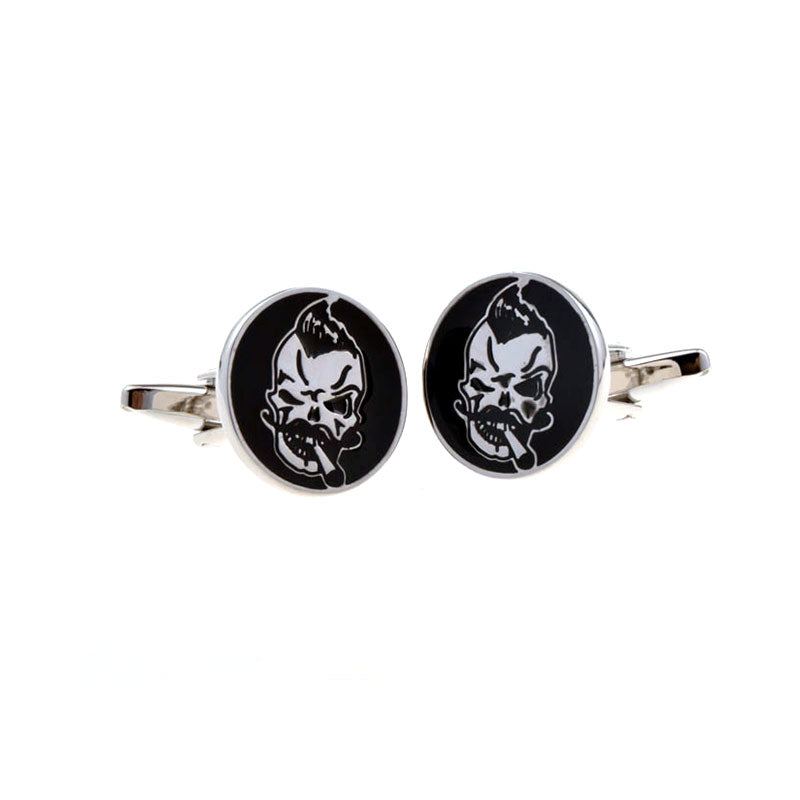 Enamel Dropping Glue Cufflinks