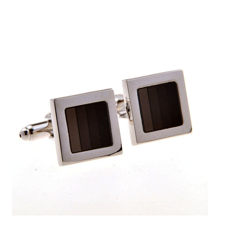 Enamel Dropping Glue Cufflinks