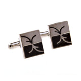 Enamel Dropping Glue Cufflinks