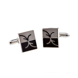 Enamel Dropping Glue Cufflinks