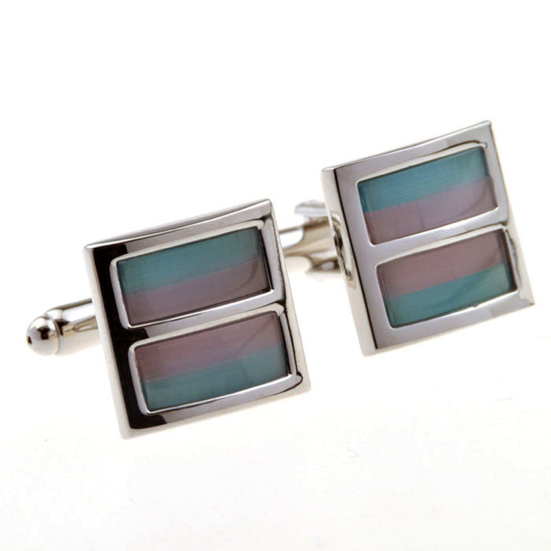 Cateye Glass Cufflinks