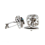 Crystal Zircon Cufflinks